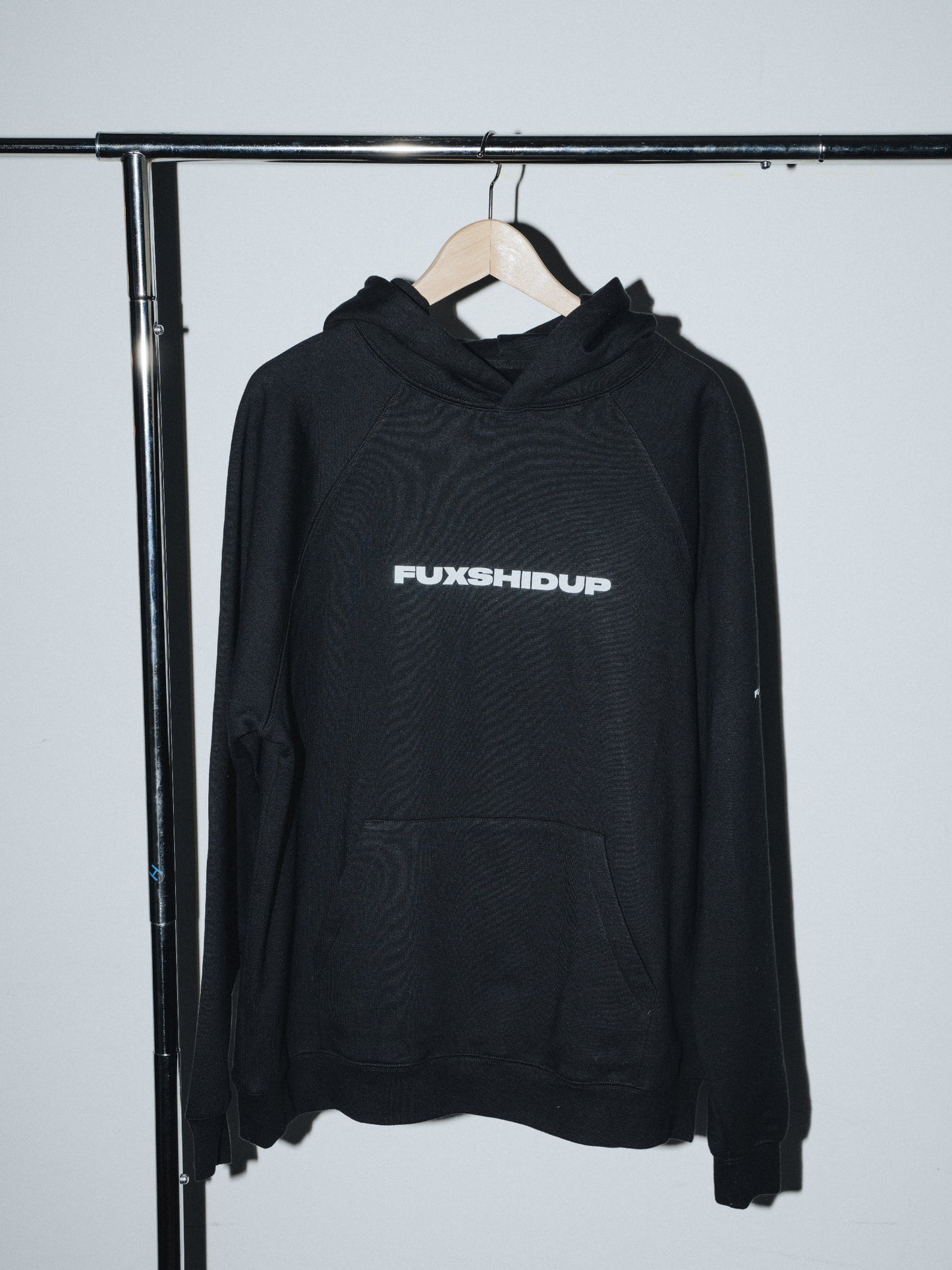 Horizontal Black Hoodie